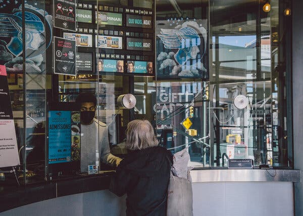 ‘Welcome Back!’: Movie Theaters Reopen in New York
City 1