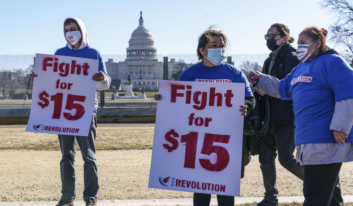 Senate Democrats fail to hike minimum wage to $15 in
COVID-19 relief bill 1