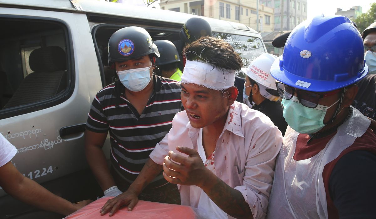 Myanmar cracked down brutally on protests. It may get
worse. 1