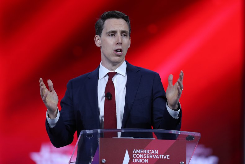 Josh Hawley, Under Fire for Obstruction and Capitol Riot,
Fails to Win Over CPAC 1