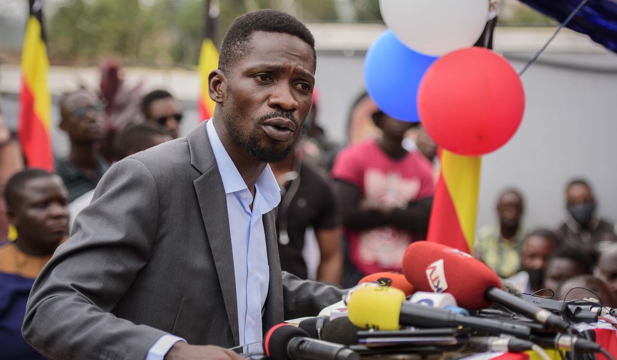 Uganda's Bobi Wine calls for peaceful protests after
polls 1