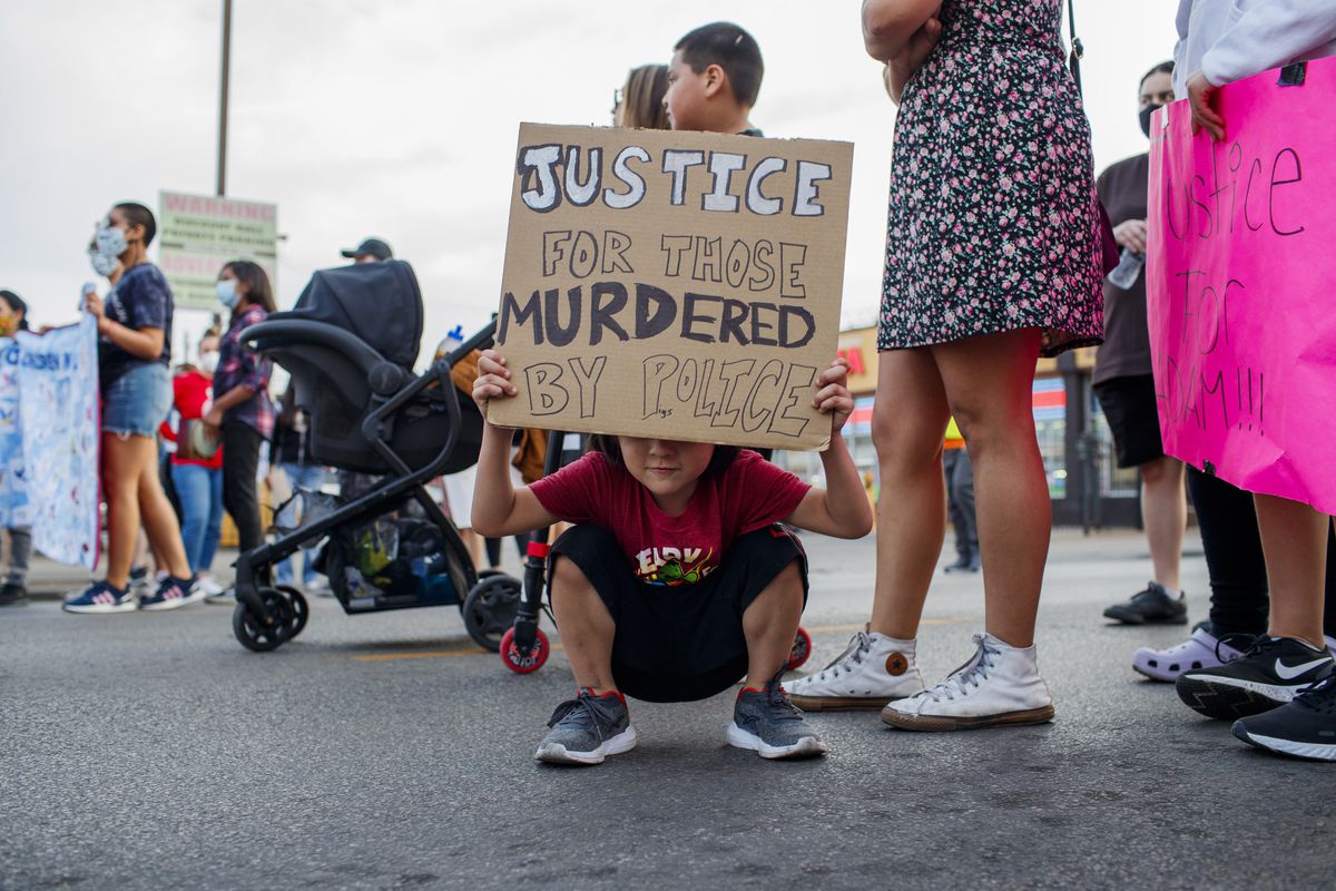 Mayor calls for police foot-chase policy after shooting of
young Adam Toledo, but what shape it takes is an open
question 1 Mayor calls for police foot-chase policy after shooting of
young Adam Toledo, but what shape it takes is an open
question 1