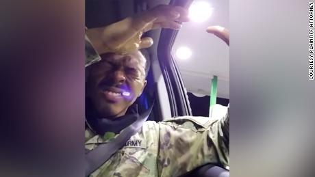 Police used excessive force, threatened Army officer during
traffic stop, lawsuit says 1