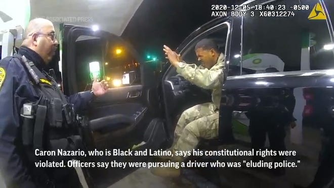 'We are done dying': NAACP, others express outrage at
pepper-spraying of Black and Latino Army officer during traffic
stop 1