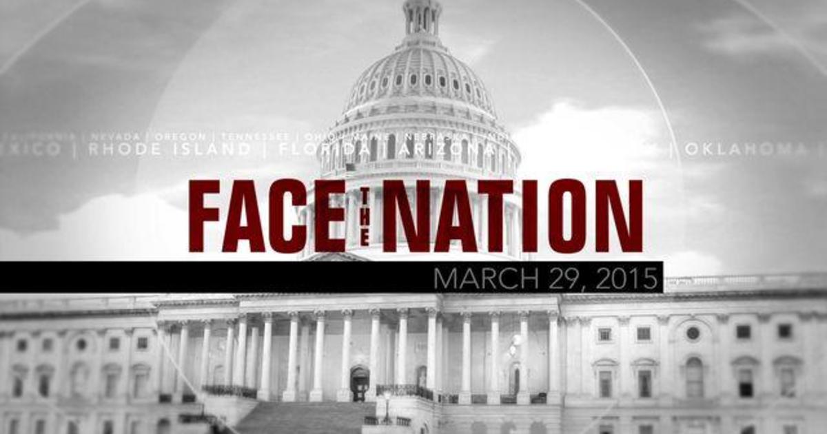 Open: This is Face the Nation, March 29 1