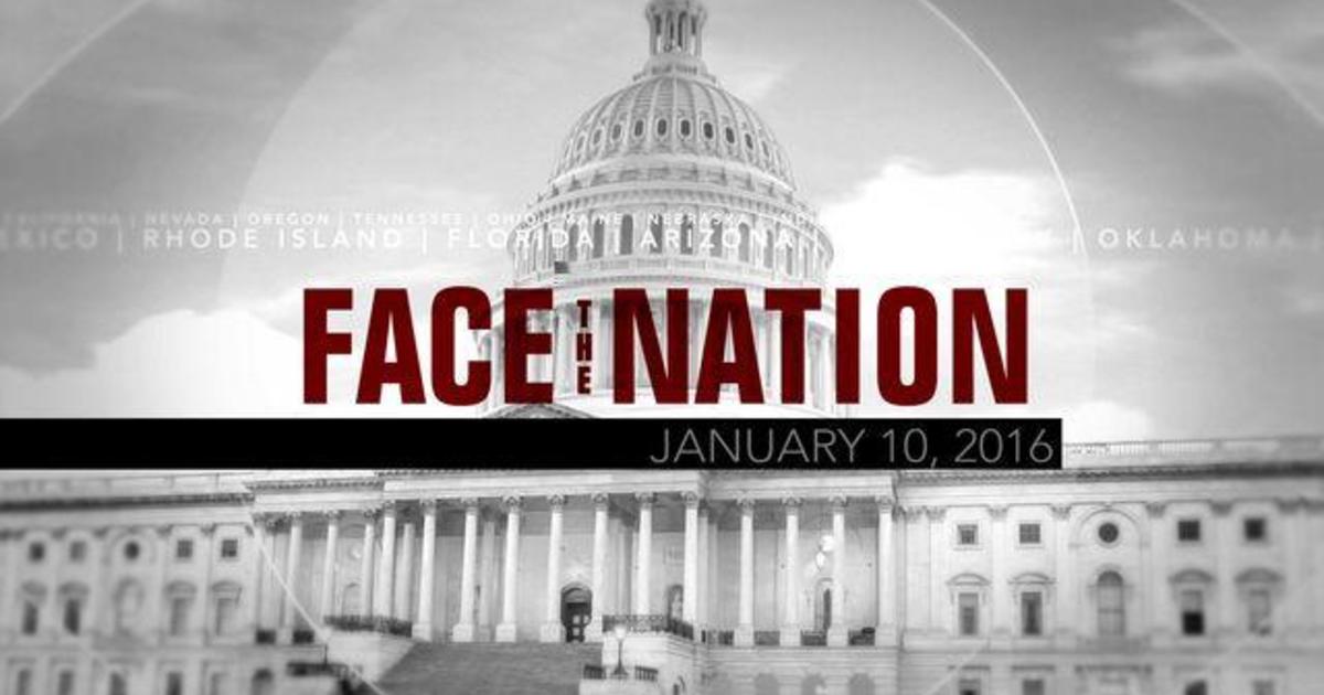 Open: This is Face the Nation, January 10 1
