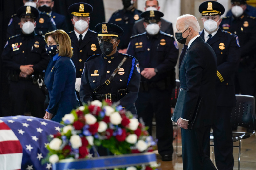 Biden, lawmakers pay tribute to Capitol Police
officer 1