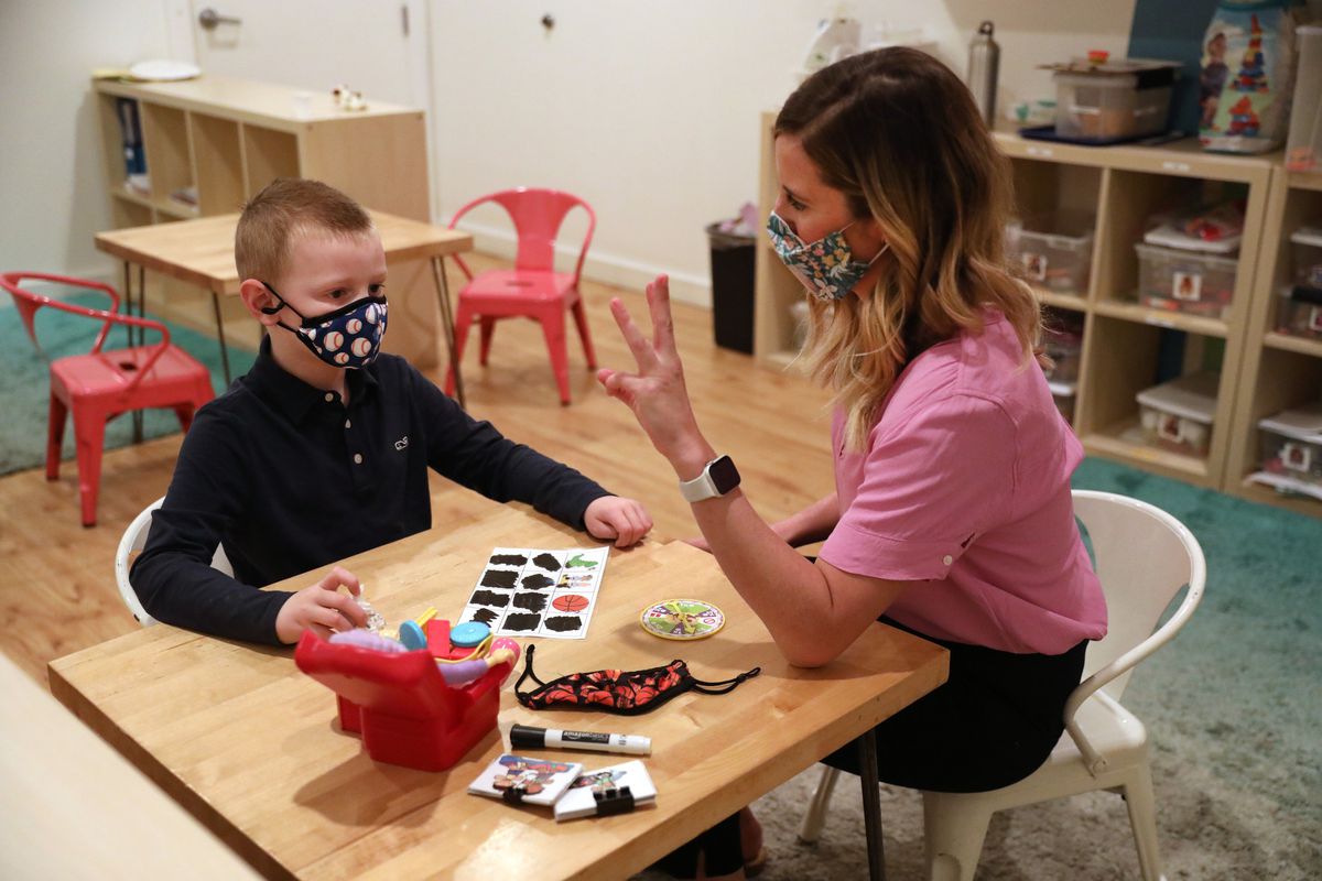 In these times of COVID-19, how does adults wearing masks
affect children’s speech development? 1