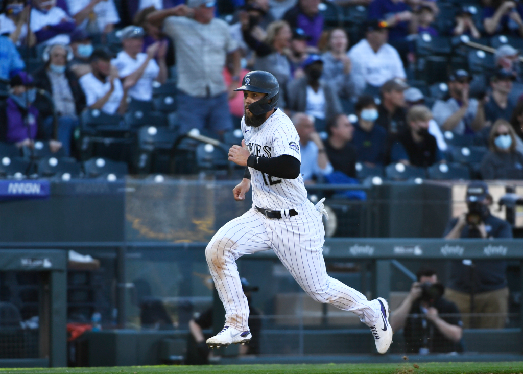 Chris Owings, getting opening day start, helps propel
Rockies to win over Dodgers 1