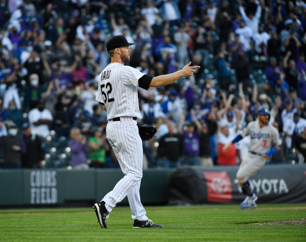 Rockies top champion Dodgers on opening day at Coors
Field 1