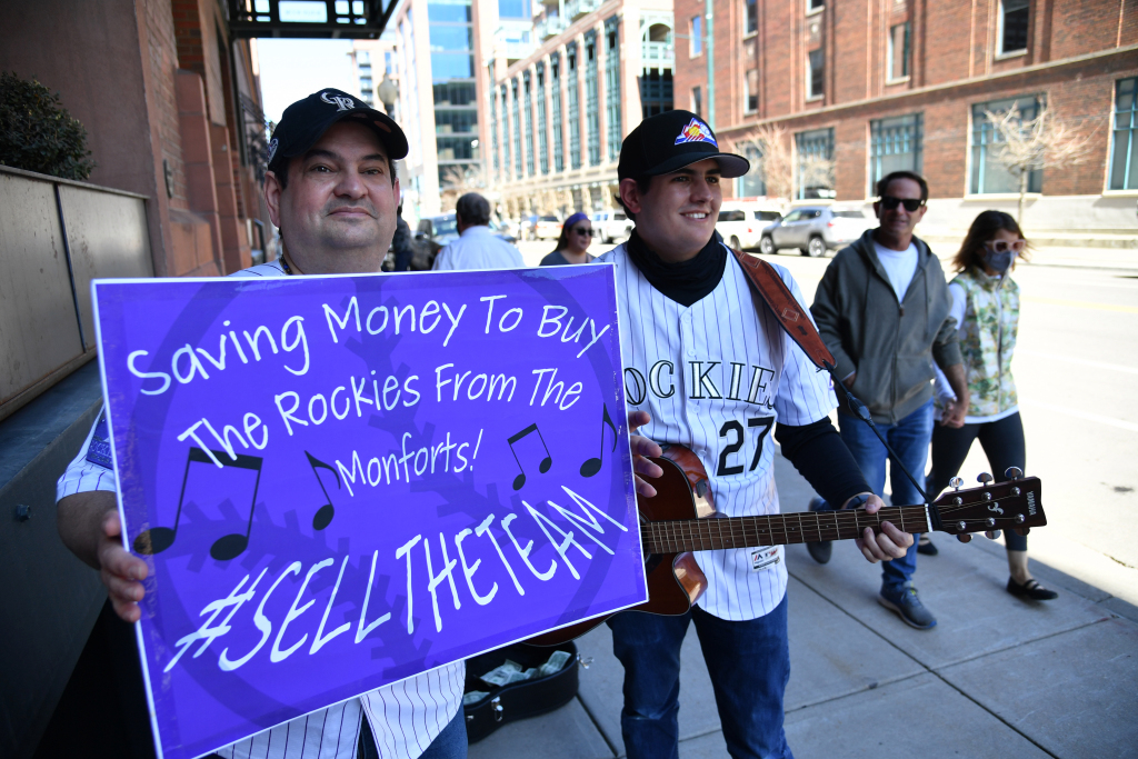 Rockies fans aren’t embracing Dick Monfort and Jeff Bridich.
But 2021’s Opening Day win felt like a giant baseball hug. 1