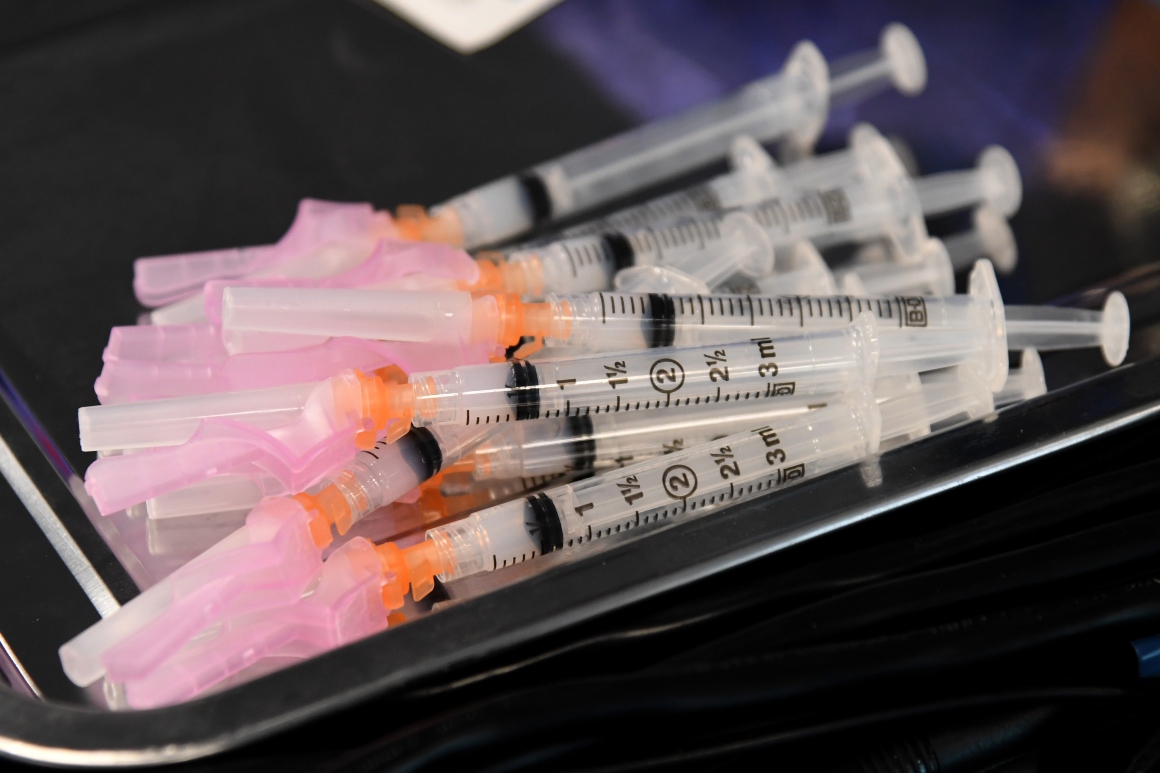 FDA allows Moderna to put more coronavirus vaccine doses in
each vial 1