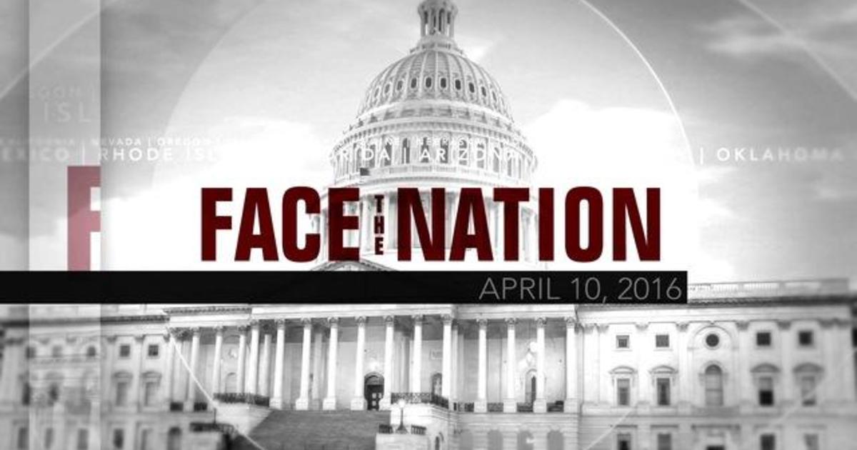 Open: This is Face the Nation, April 10 1