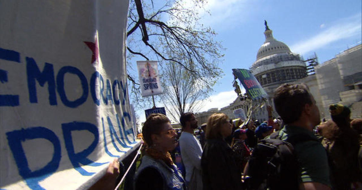 Democracy Spring activists protest at the Capitol 1 Democracy Spring activists protest at the Capitol 1