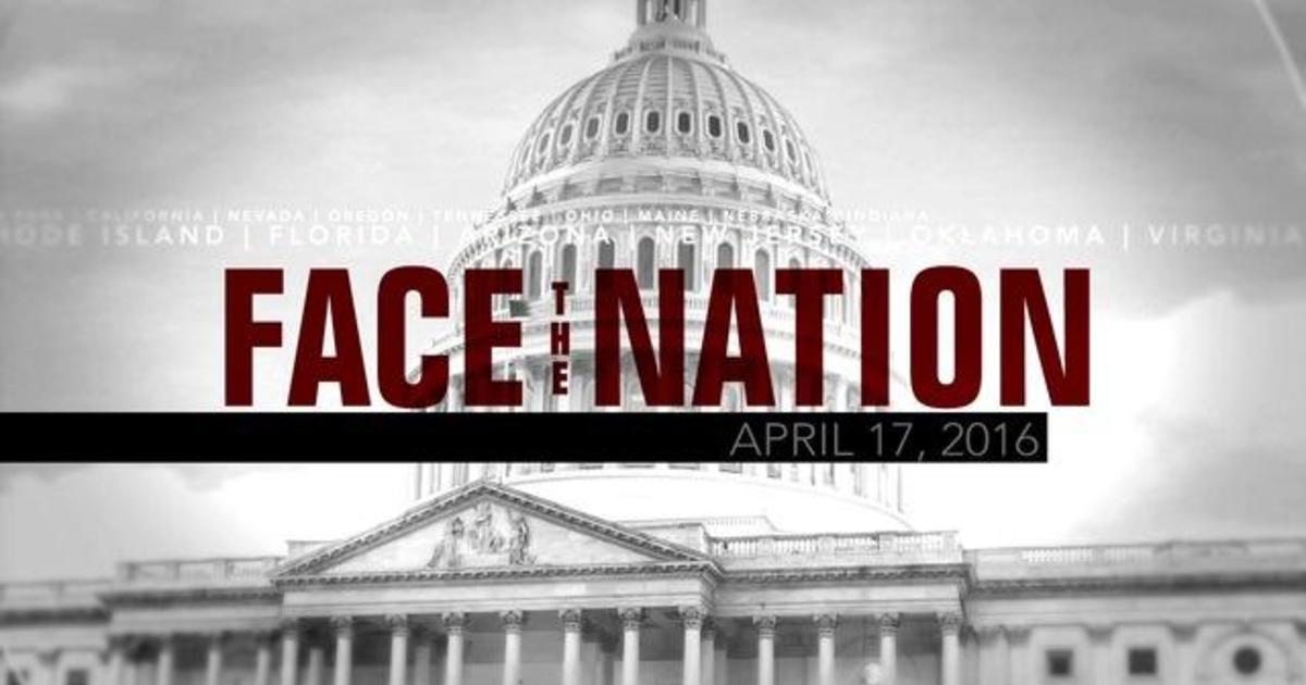 Open: This is Face the Nation, April 17 1