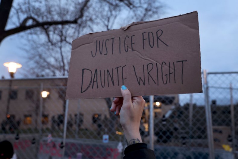 Daunte Wright Memorial in Los Angeles Vandalized by
Counter-Protesters 1