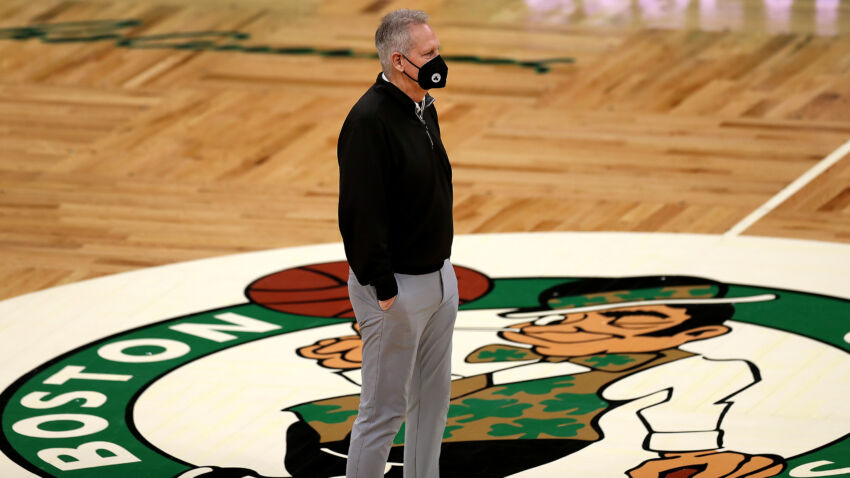 Danny Ainge says 'at least a couple' Celtics players won't
want the COVID-19 vaccine 1