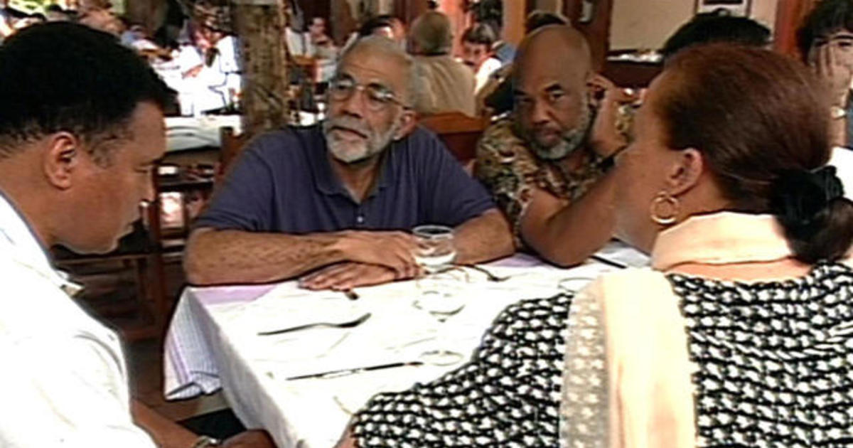 A classic moment from Ed Bradley's interview with Muhammad
Ali 1