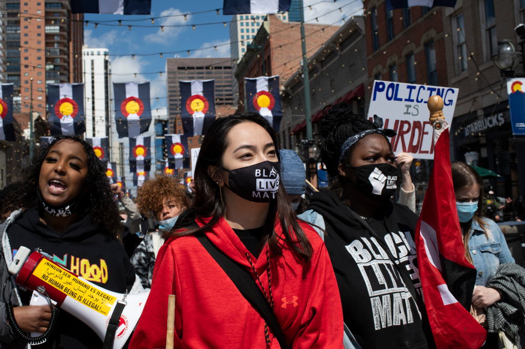 PHOTOS: Black Lives Matter protest and march in downtown
Denver 1