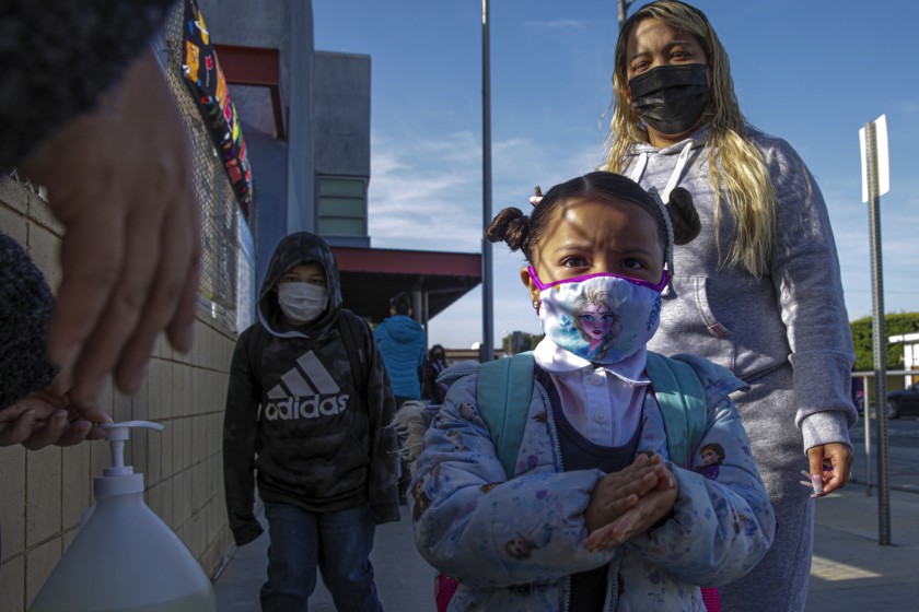 LAUSD unequal reopening: Nearly full classrooms on Westside,
emptier elsewhere 1