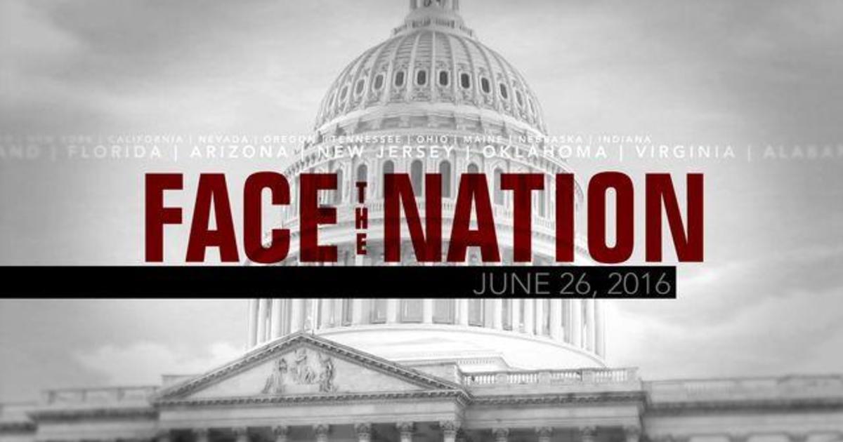 Open: This is Face the Nation, June 26 1