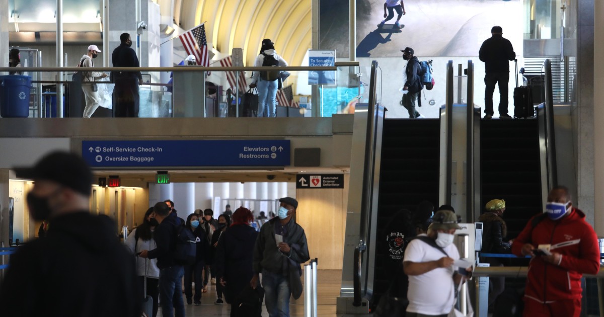 Americans who are fully vaccinated for COVID-19 can travel,
CDC says 1