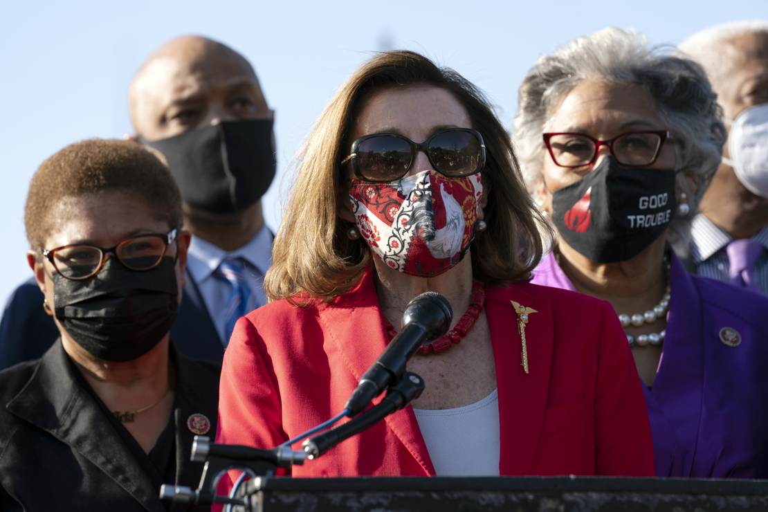 Nancy Pelosi Blasted for Thanking George Floyd for Being
Killed 1