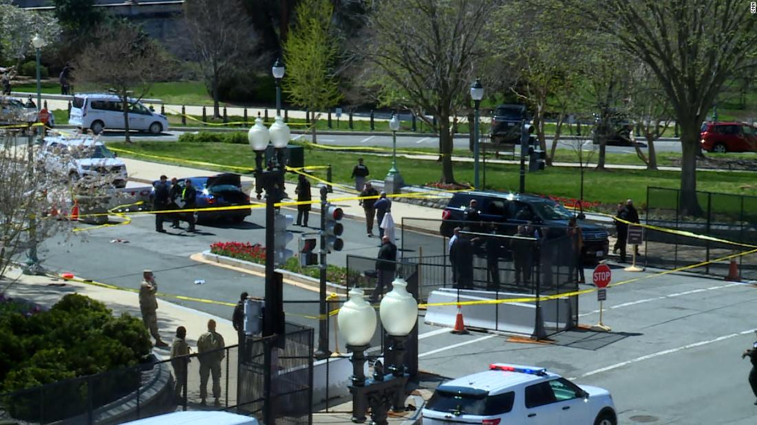 US Capitol is on lockdown after Capitol Police officers
injured outside the building 1