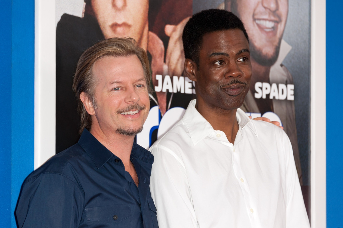 David Spade, Chris Rock surprise crowd at reopened Comedy
Cellar 1