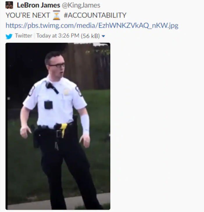 Trump SAVAGES LeBron James For Threatening a Police
Officer's Life 1