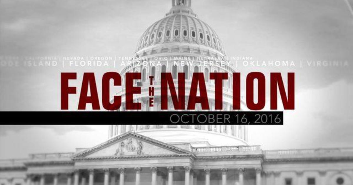 Open: This is Face the Nation, October 16 1