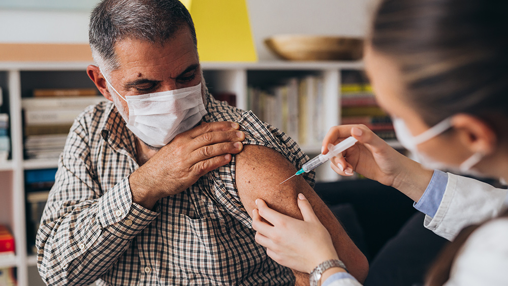 At least 60 percent of all new Covid-19 “cases” are
occurring in people who were already vaccinated 1