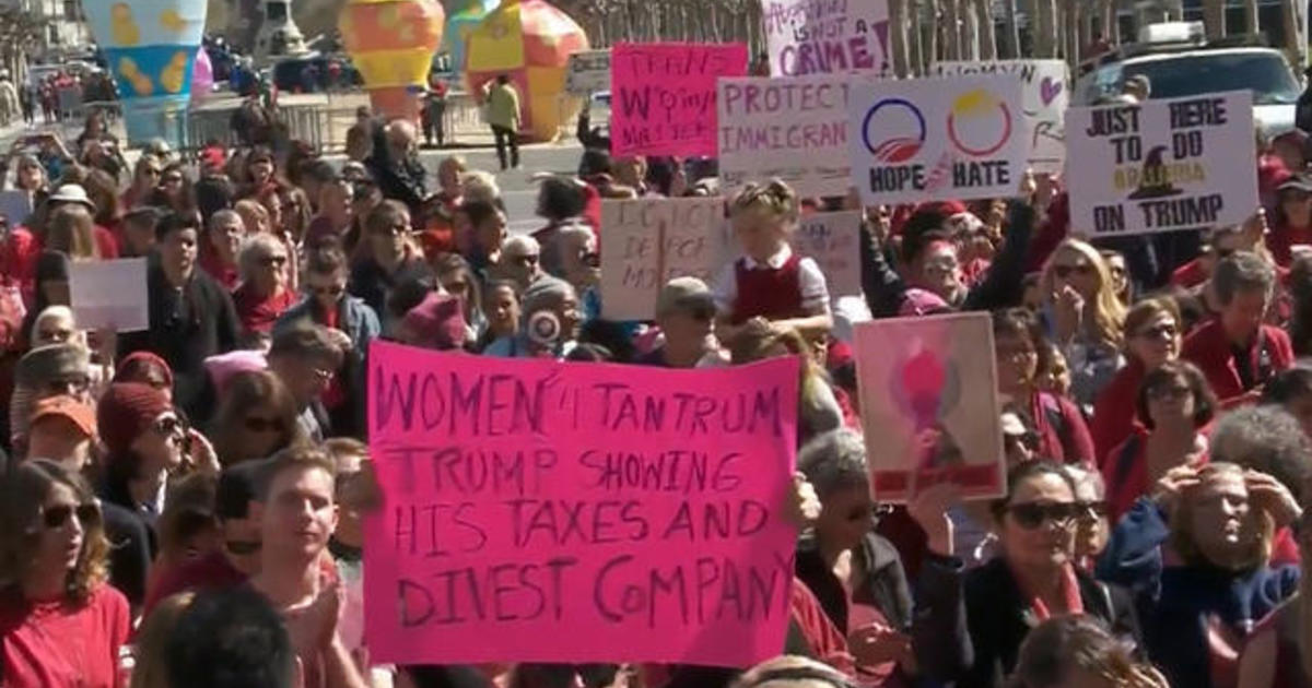 "A day without a woman" draws protests around the
world 1