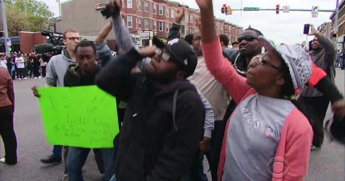 Baltimore erupts in cheers after officers charged 1