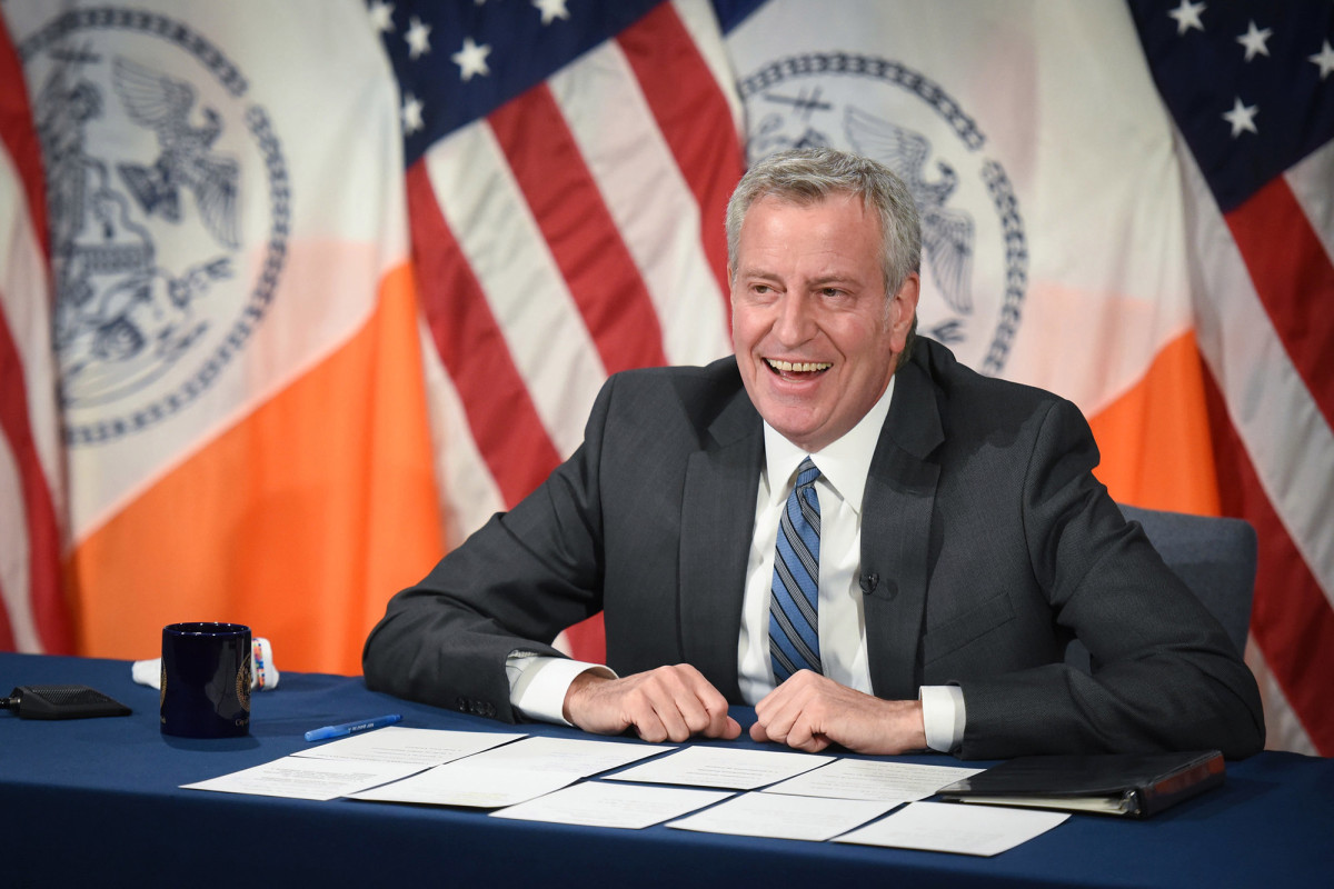 De Blasio gives NYC hope with July 1 reopening
target 1