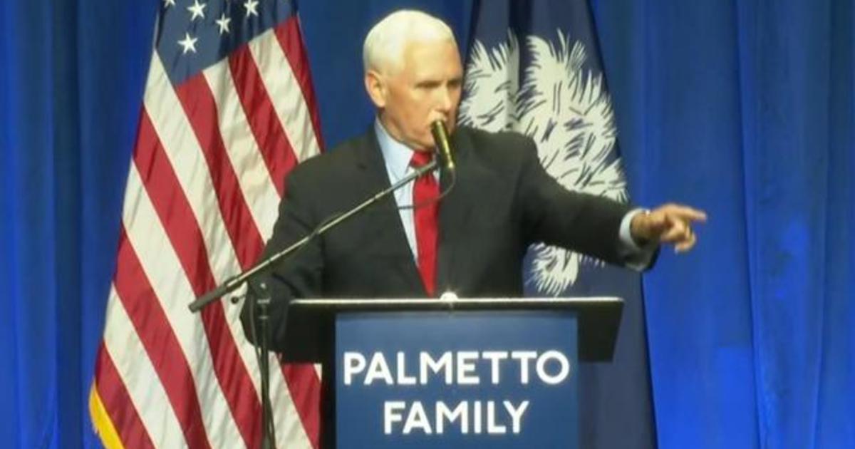 Pence gives first public remarks since leaving office as
Biden marks 100 days in office 1