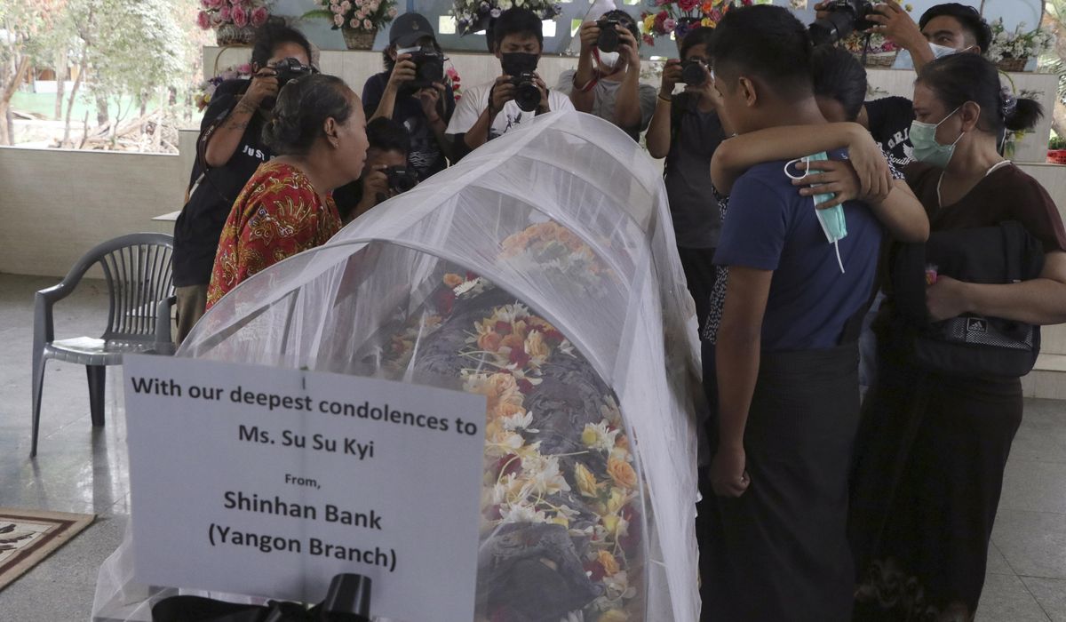 Myanmar death toll mounts amid protests, military
crackdown 1