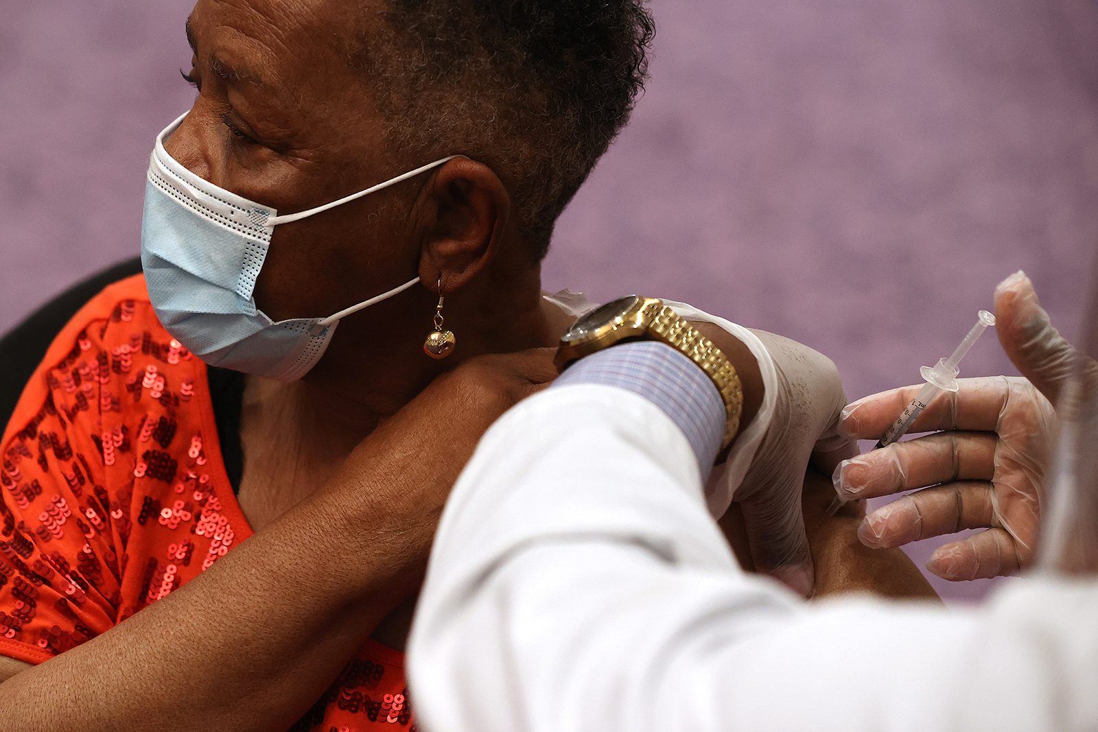 More than 100 million people in the US have received at
least one dose of Covid-19 vaccine, official says 1