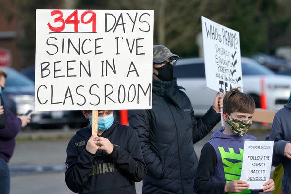 Fed Up With Remote Learning, Governors Make a Push to Reopen
Schools 1