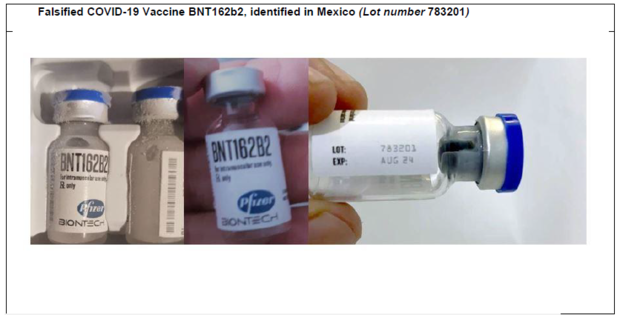 Pfizer warns of phony COVID-19 vaccines outside the
U.S. 1