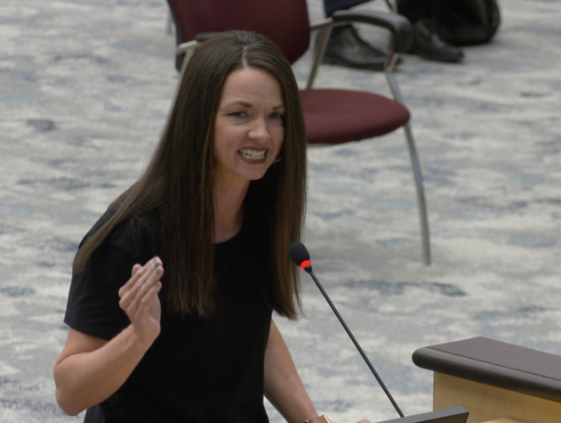 Courtney Ann Taylor, Georgia Mom, Rails Against School Mask
Mandate in Viral Video 1