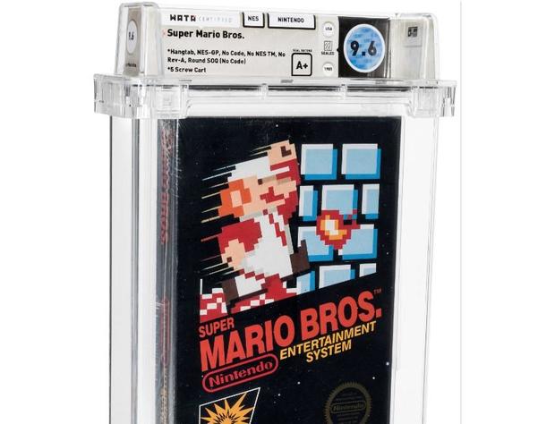Unopened Super Mario Bros. game from 1986 auctioned for
$660,000 1