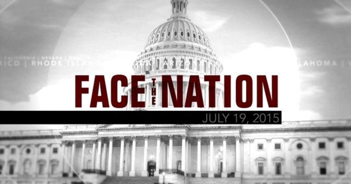 Open: This is Face the Nation, July 19 1