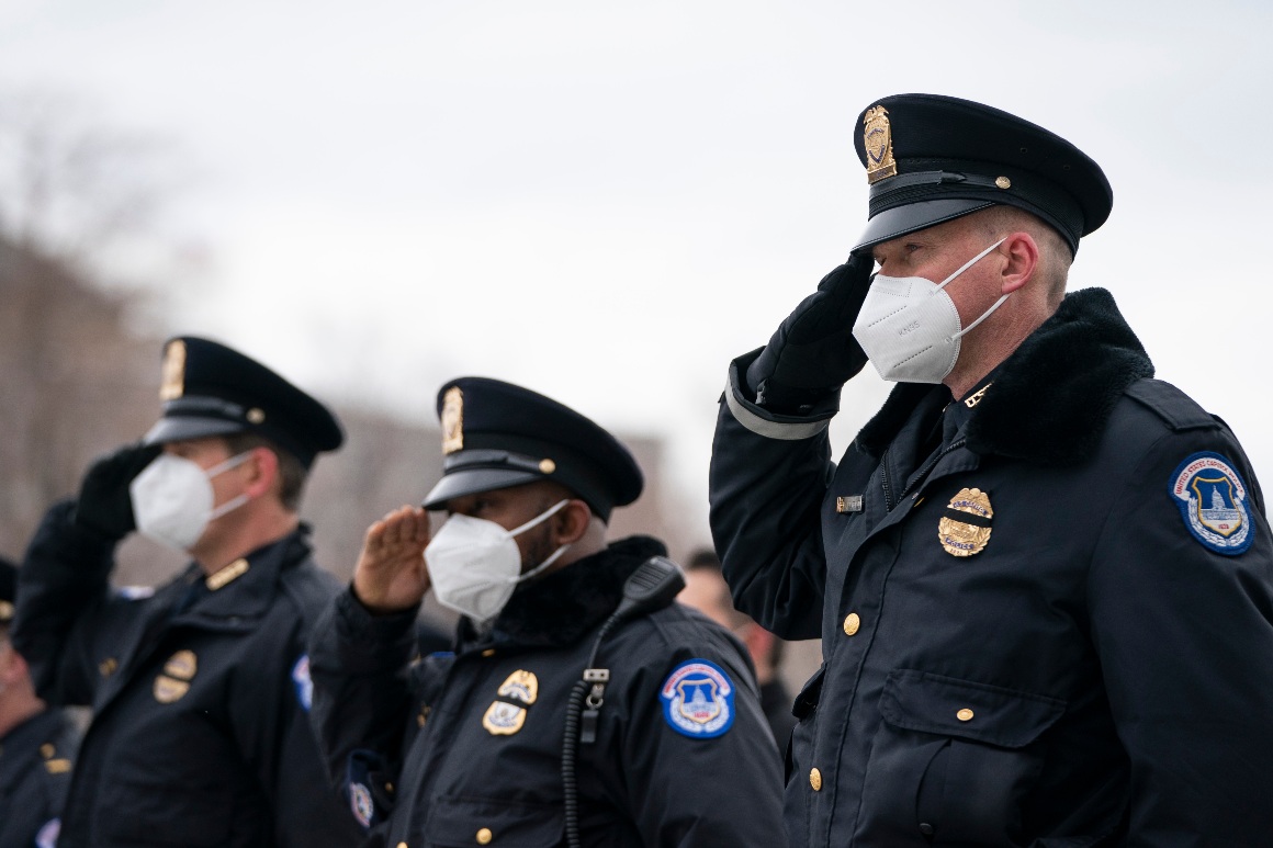 Capitol Police officer killed in car attack will lie in
honor at Capitol 1