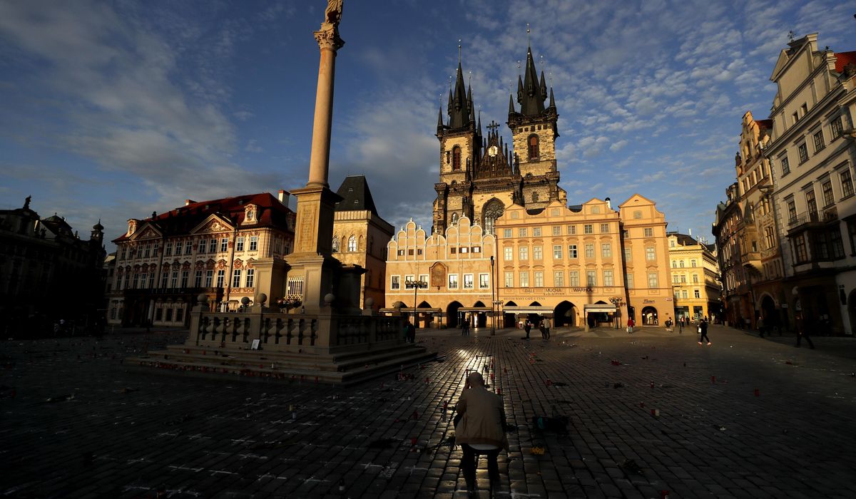 Czechs partially ease lockdown; kids to return to
school 1