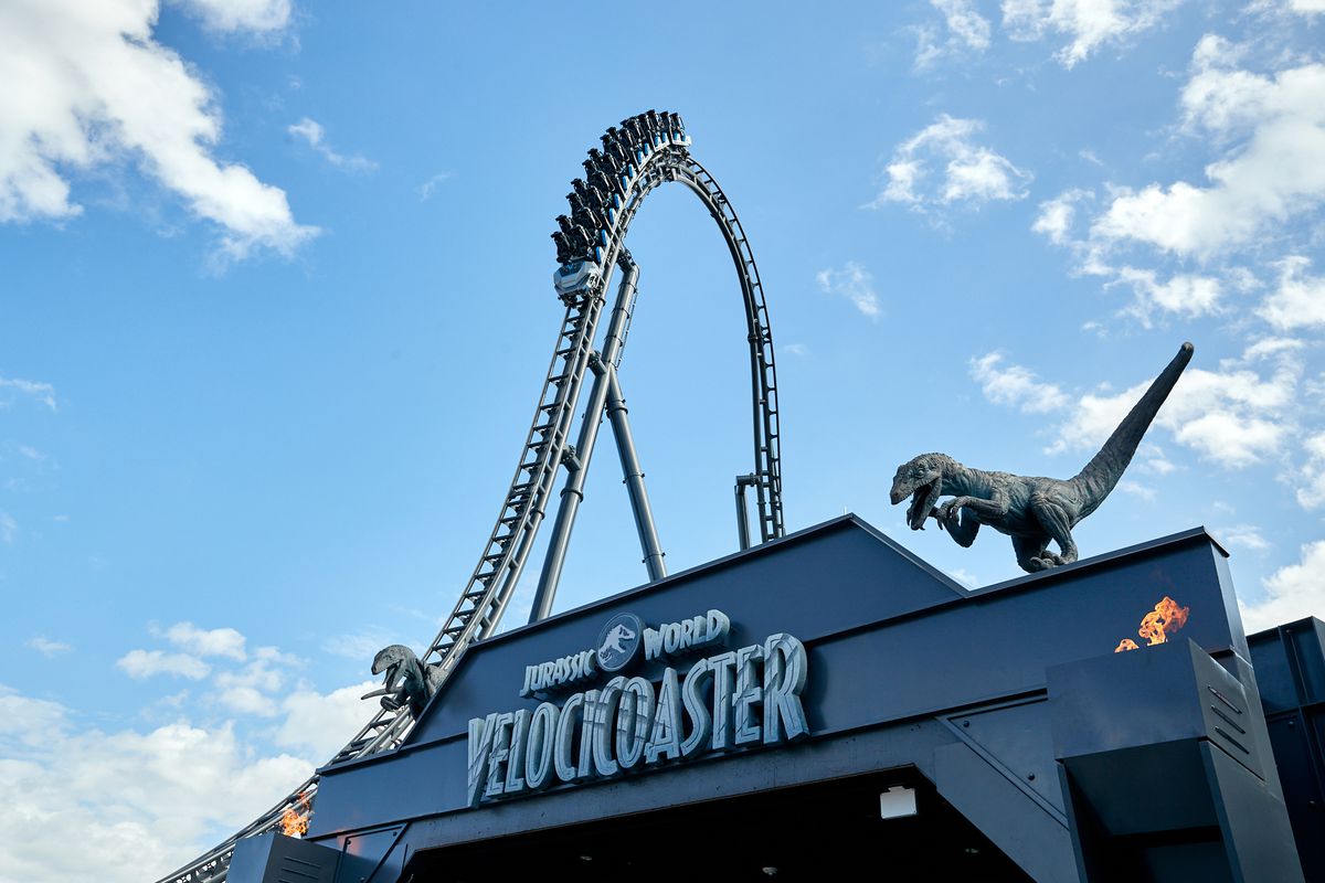 ‘The most intense coaster ever’: Universal Orlando reveals
opening date for Jurassic World VelociCoaster 1 ‘The most intense coaster ever’: Universal Orlando reveals
opening date for Jurassic World VelociCoaster 1