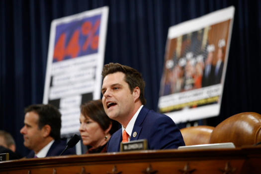 Report: Rep. Gaetz sought pardon before Trump left
office 1