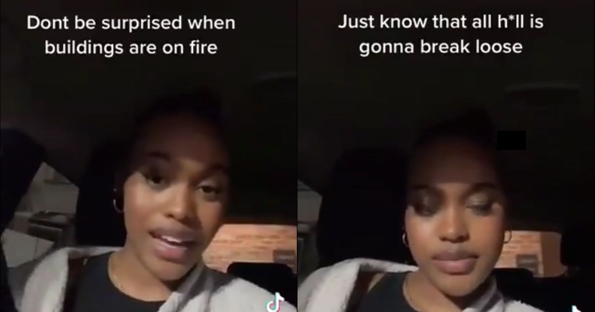 VIDEO: Black Lives Matter Activist Threatens Domestic
Violence If Chauvin Found Not Guilty For George Floyd Death 1