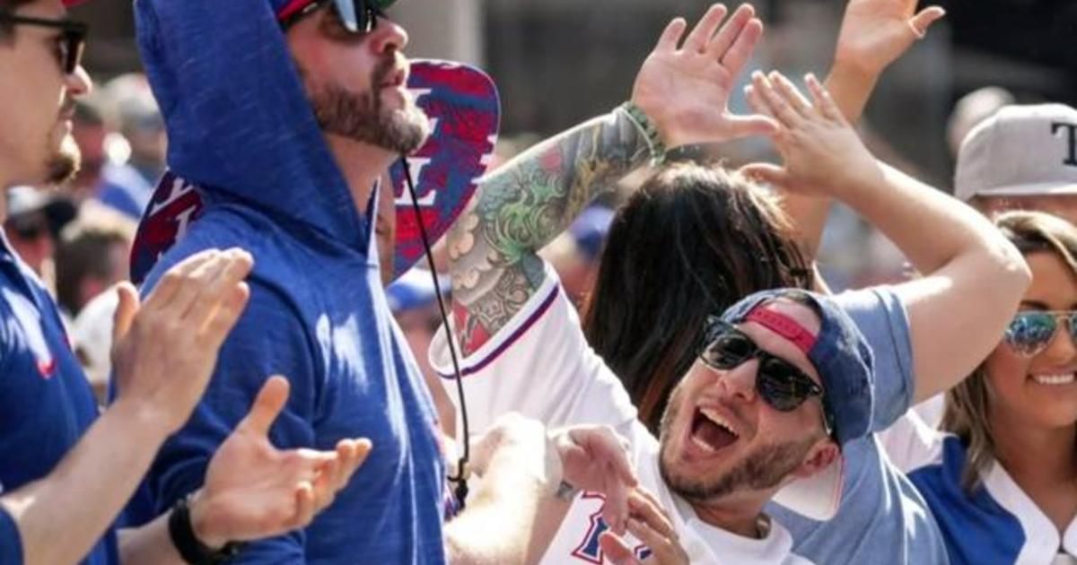 Maskless fans at Texas Rangers home opener spark COVID
safety concerns 1