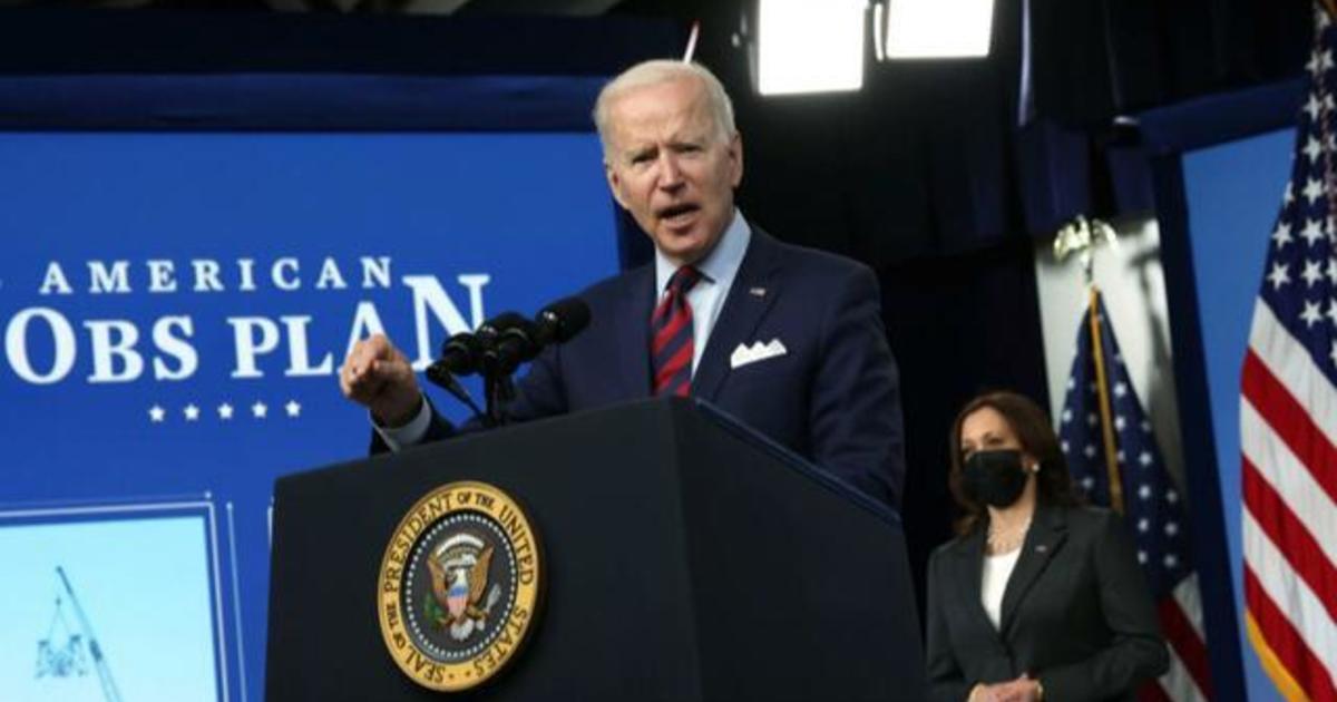 Biden open to negotiating infrastructure plan but says
"inaction is not an option" 1